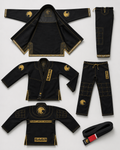 SAGR Premium Jiu-Jitsu Gi - Midnight Gold - Black/Gold